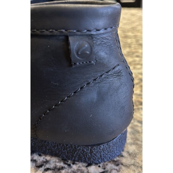 NEW CLARKS Collection Men's Shacre Boot Extreme Comfort Black Leather Size 13 M - Picture 6 of 16